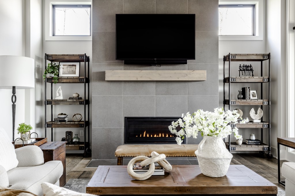 Cozy, Sophisticated Fireplaces