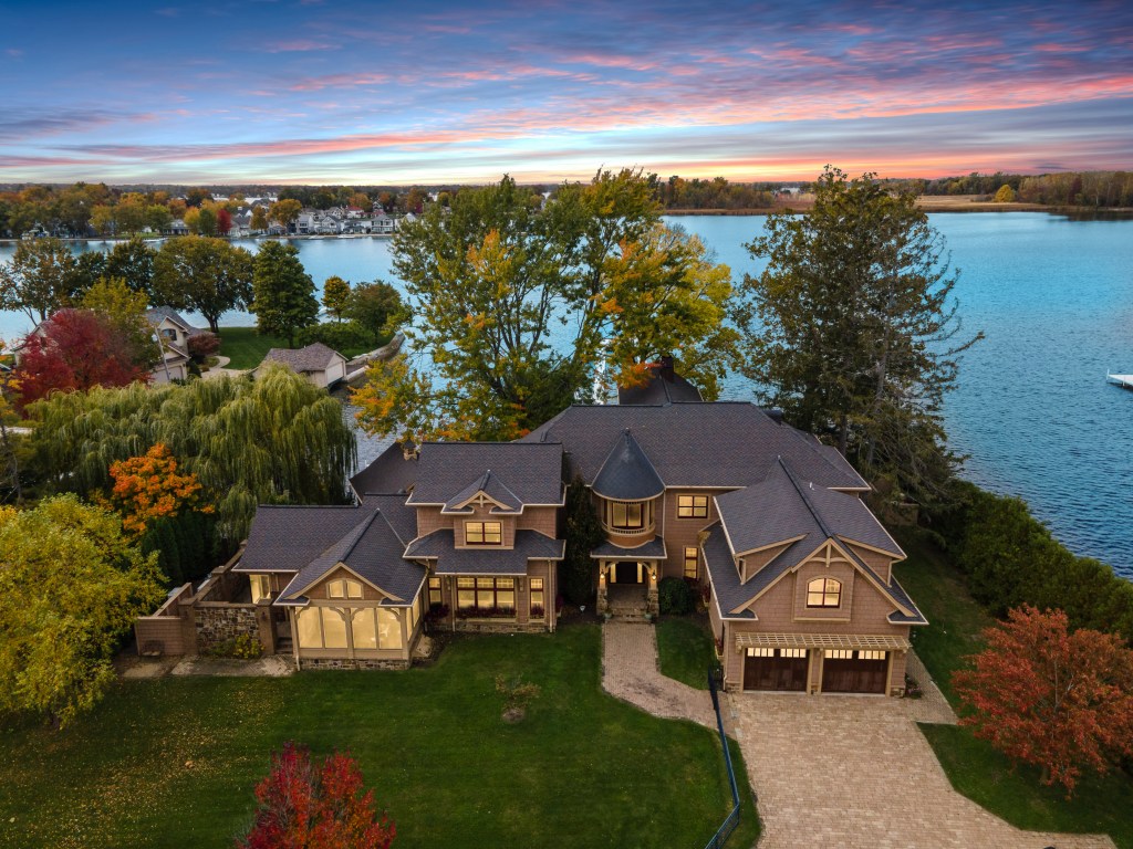 Landmark Lake Wawasee Peninsula Estate Offered at $8.885 Million